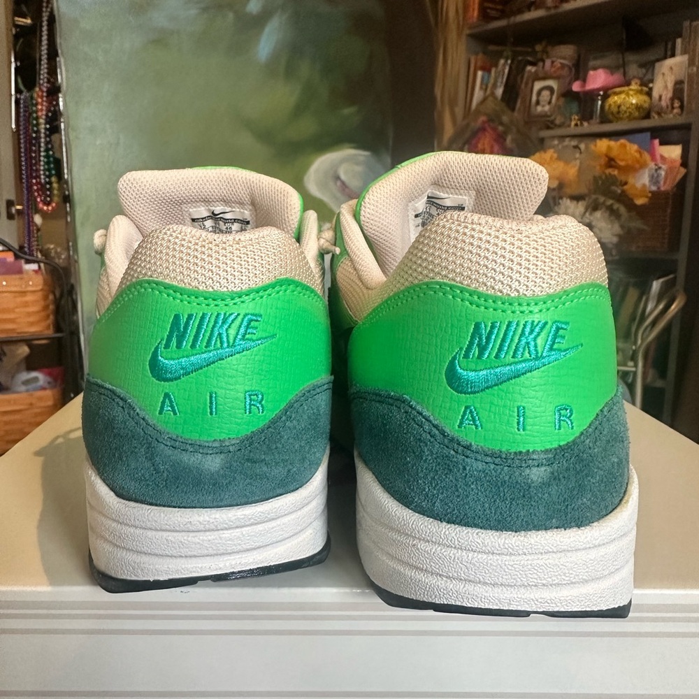 Nike Air Max 1 Essential Atomic Teal Poison Green Mens Size 12 537383-230 - Picture 6 of 11